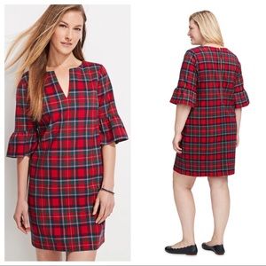 Vineyard Vines Merry Plaid Shift Dress